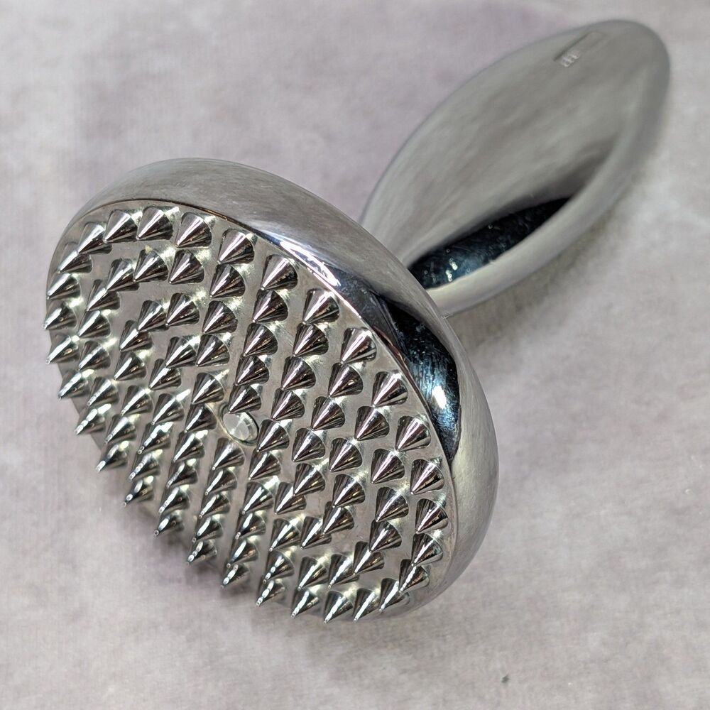Leifheit Chrome Heavy Duty Meat Tenderizer Pounder Mallet Teamsdesign Germany